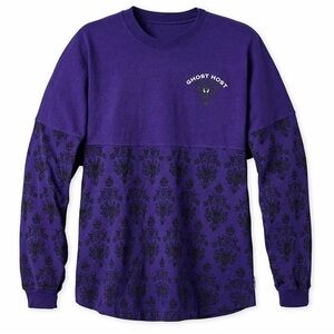 Disney Spirit Jersey The Haunted Mansion Ghost Host Purple Shirt Sz S SOLD OUT